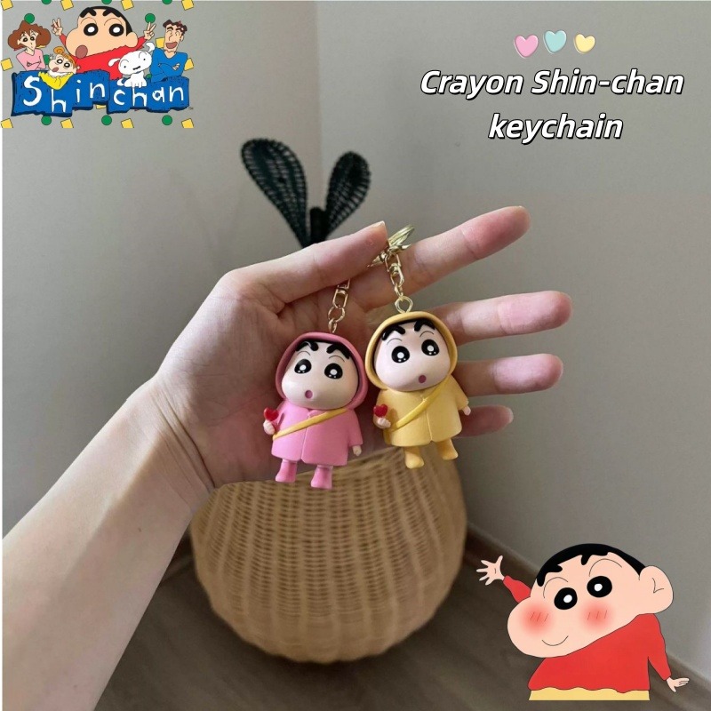 Car Accessories Toy - Authentic Crayon Shin-chan Raincoat & Schoolbag