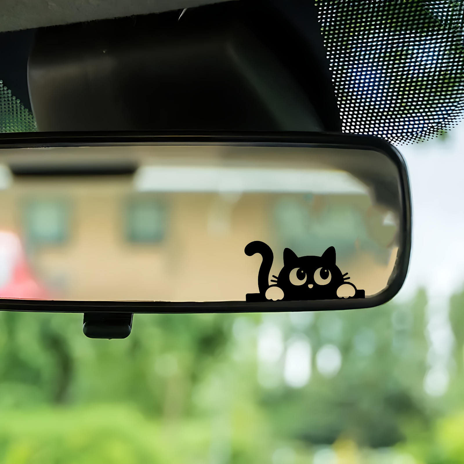 Cute Cat Car Rearview Mirror S - Car Accessories Xmas Gifts 评论和价格
