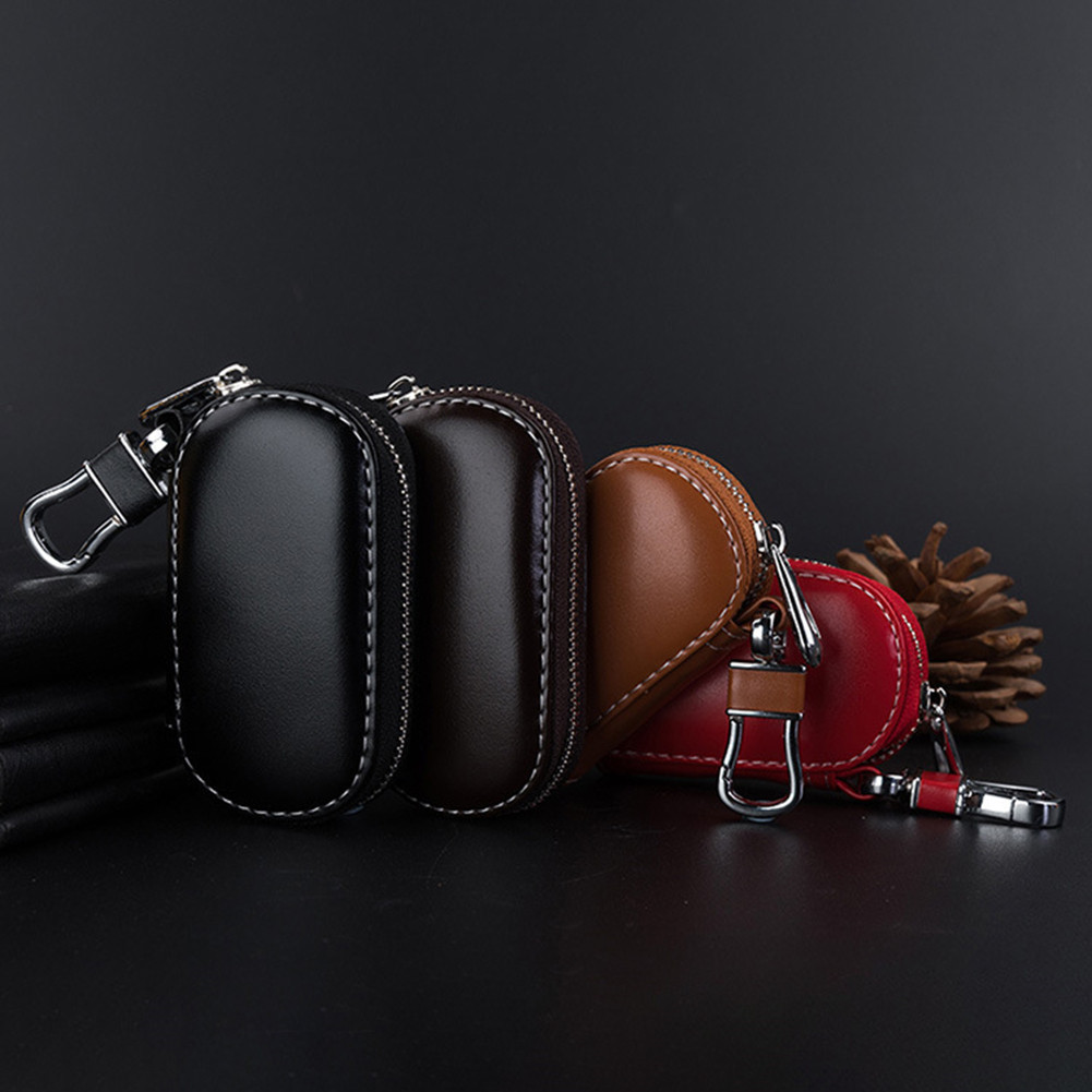 Key Case Multi-function Leathe - Car Key Signal Blocker 评论和价格