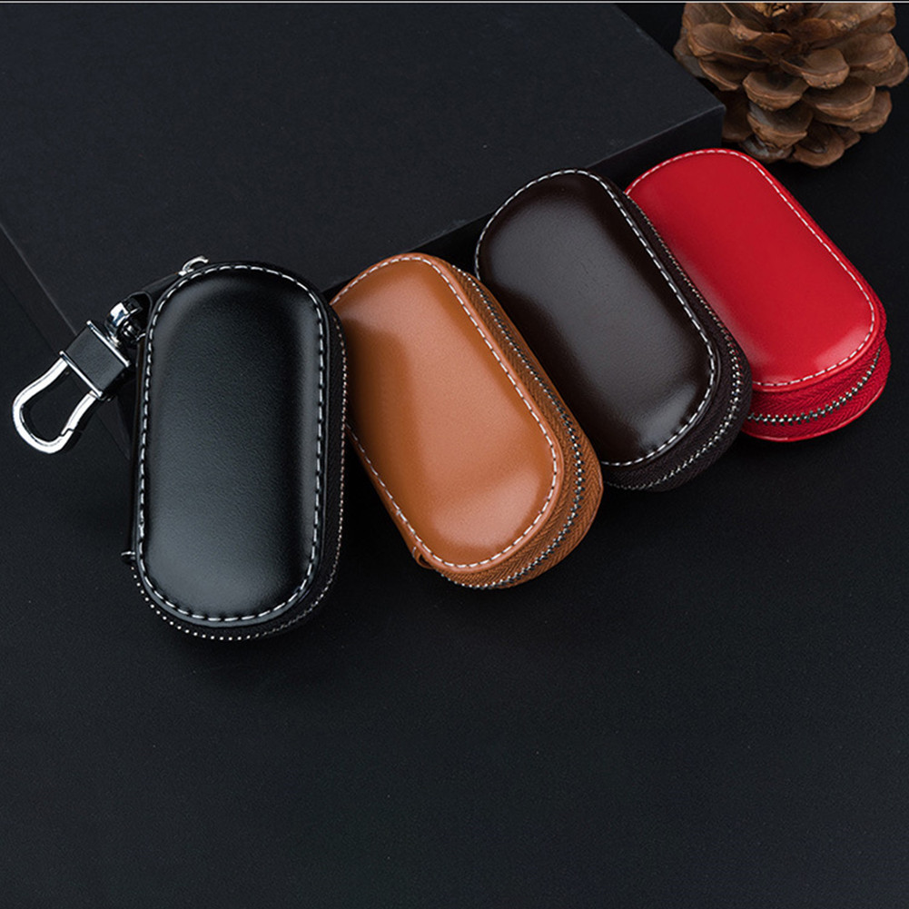Key Case Multi-function Leathe - Car Key Signal Blocker 评论和价格