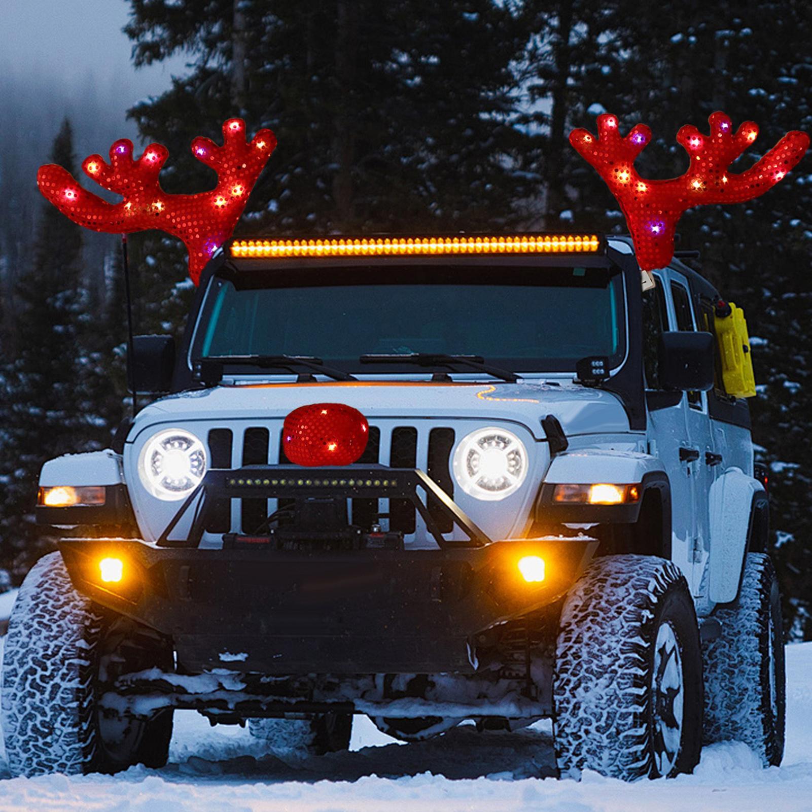 Car Christmas Decorations Cute - Car Accessories For Winter 评论和价格