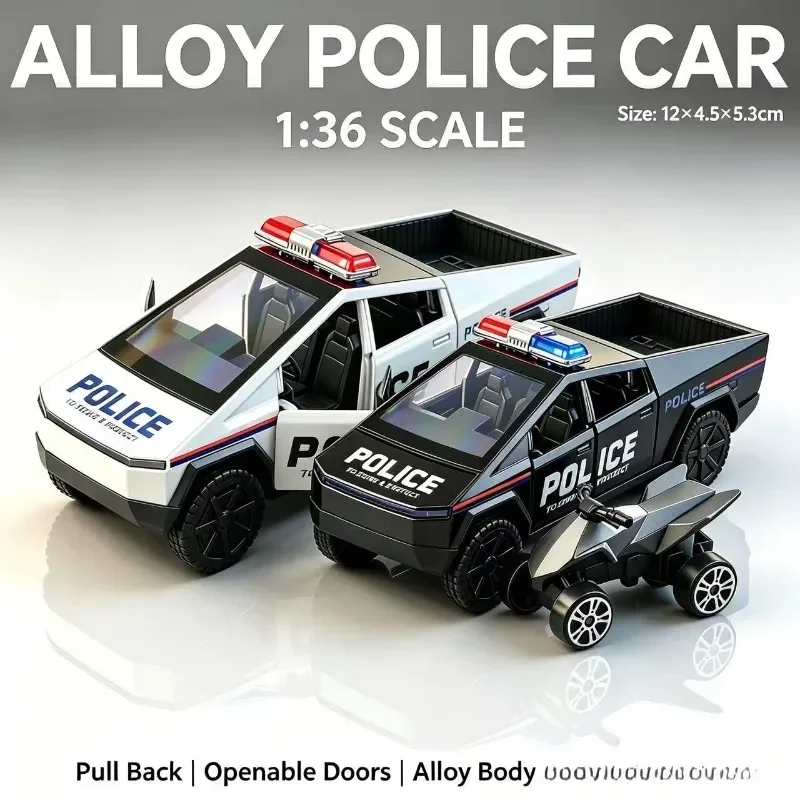 New 1:36 Police Pickup Alloy C - Car Accessories Toy 评论和价格