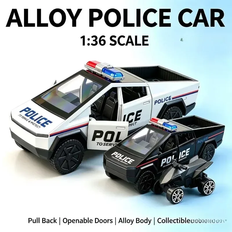 New 1:36 Police Pickup Alloy C - Car Accessories Toy 评论和价格