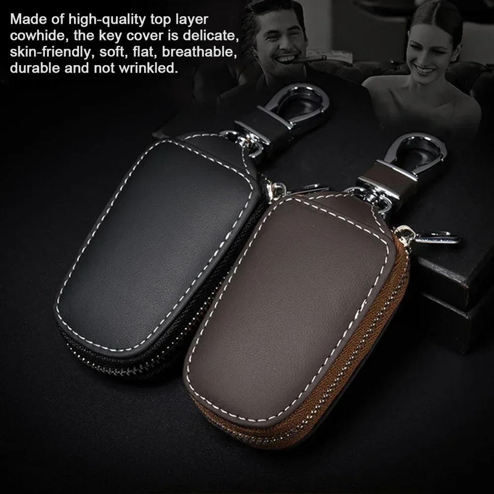 Car Soft Leather Key Case Key  - Car Key Signal Blocker 评论和价格