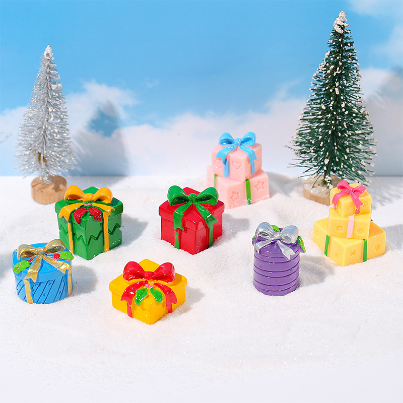 1Pc Mini Christmas Gift Box Re - Car Accessories Xmas Gifts 评论和价格