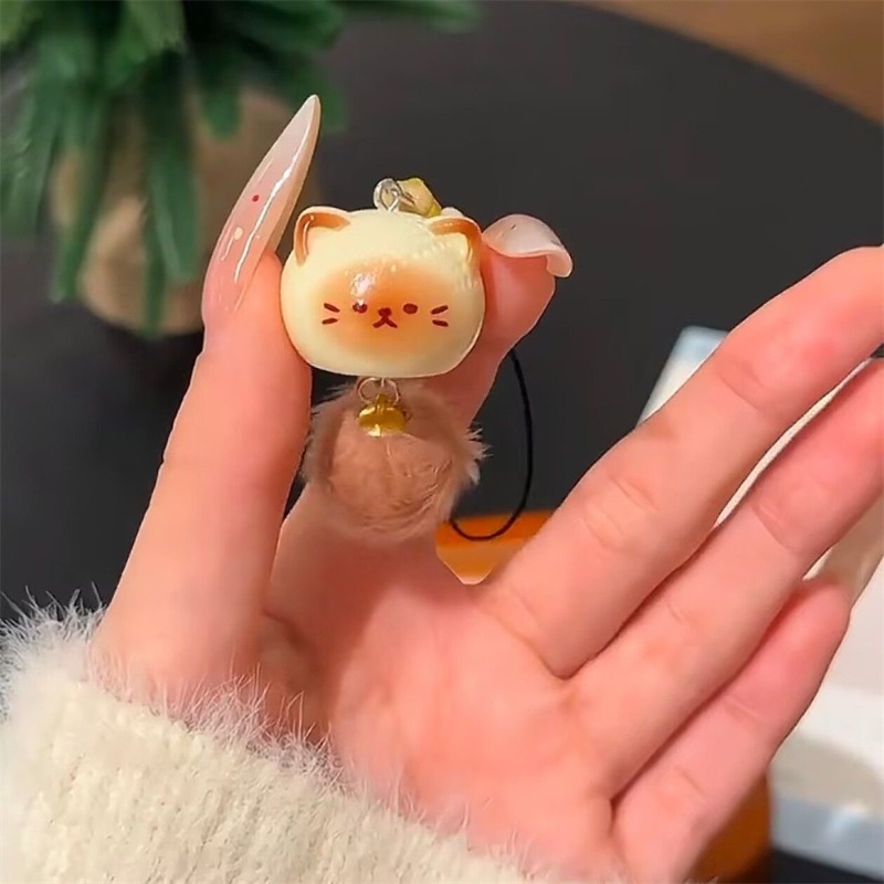 5Pcs Cartoon Graffiti Cat Key  - Car Accessories Xmas Gifts 评论和价格