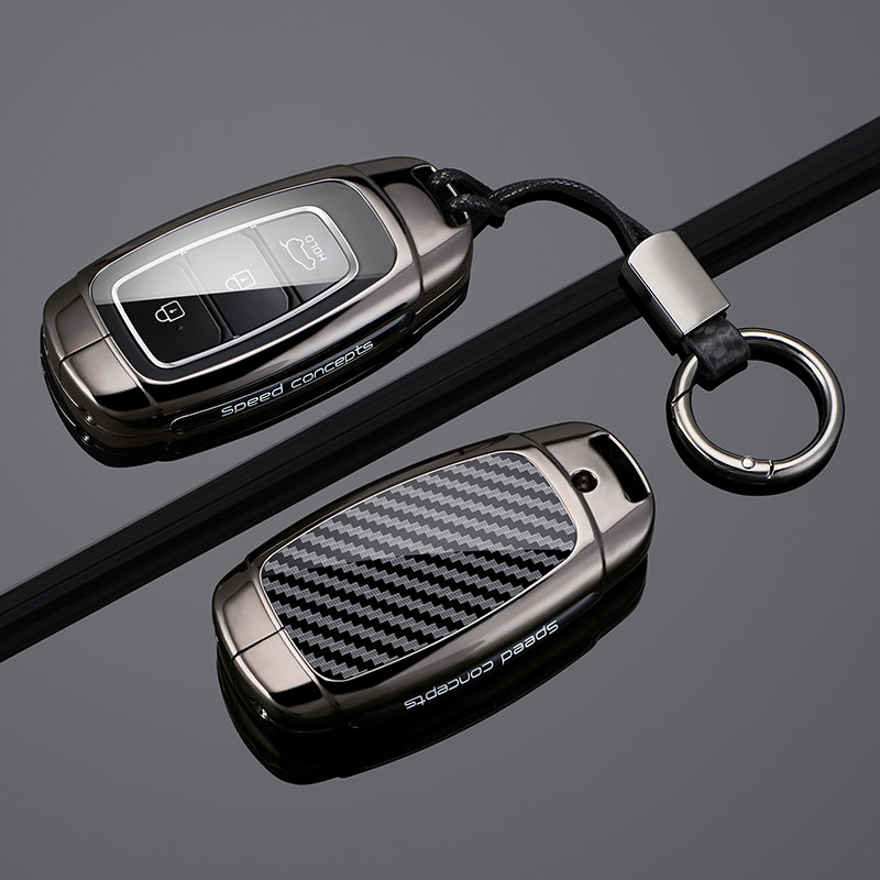 Metal Carbon Fiber Car Key Fob - Car Key Signal Blocker 评论和价格