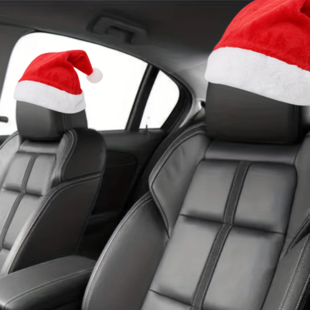 Christmas Car Headrest Cover R - Car Accessories Xmas Gifts 评论和价格