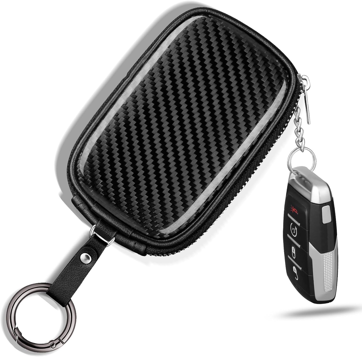 Carbon Fiber Universal Key Fob - Car Key Signal Blocker 评论和价格