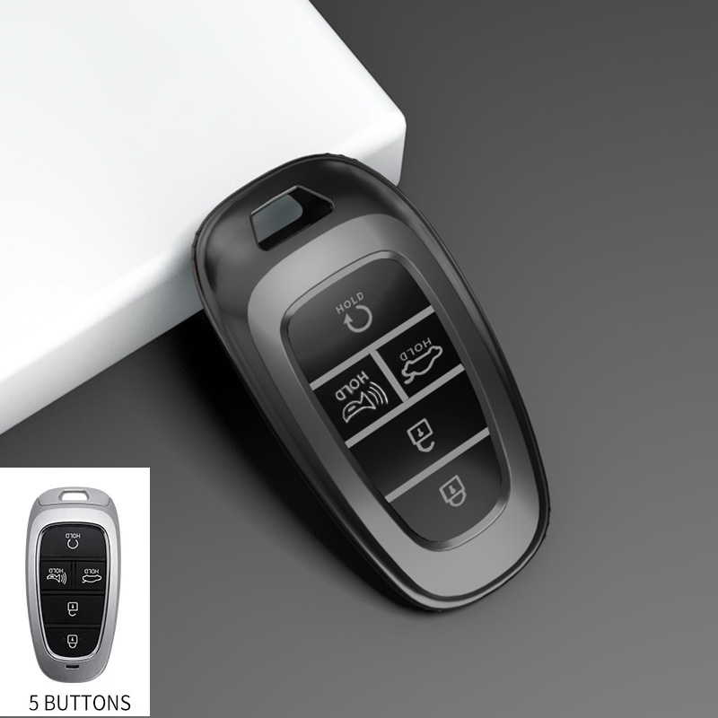 New Grey TPU Car Key Cover for - Car Key Signal Blocker 评论和价格