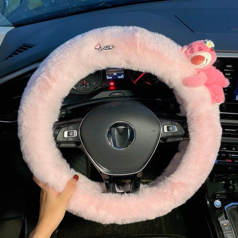 New Lotso Plush Steering Wheel - Car Accessories For Winter 评论和价格