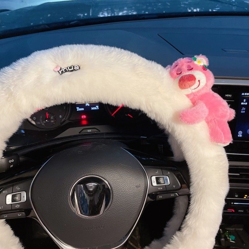 New Lotso Plush Steering Wheel - Car Accessories For Winter 评论和价格
